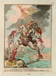 Destruction du colosse français, 1798