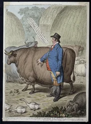 Gros Bétail, publié par Hannah Humphrey en 1802