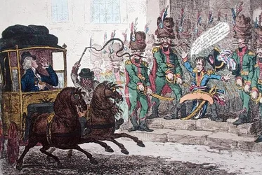 Nonchalance allemande, ou La vexation de Petit Boney, ou Le voyage diplomatique tardif à travers Paris