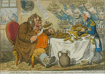 John Bull prenant un déjeuner, 1798