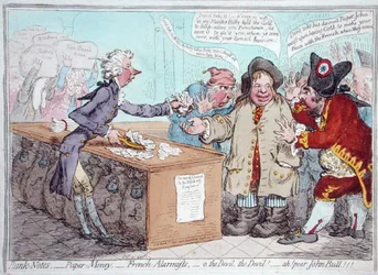 Ouverture du budget, ou John Bull donnant son pantalon pour sauver son bacon