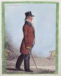 Portrait de Charles Howard, Duc de Norfolk, publié par Hannah Humphrey en 1800