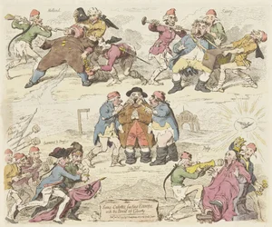 Sansculotten voeden Europa met het brood van de vrijheid, 1793