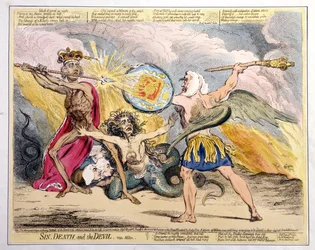 Péché, Mort et le Diable, publié par Hannah Humphrey