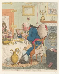 Caricature de George III, 1792