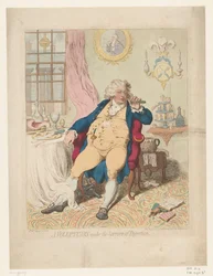 Caricature de George IV, 1792
