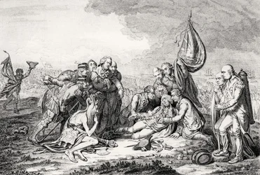 La mort du grand Wolfe, pub. par H. Humphrey