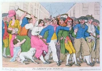 La liberté du sujet, publié par H. Humphrey, 15 octobre 1779