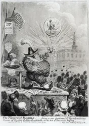 La Bulle théâtrale... publiée par Hannah Humphrey (fl.1778-1822) 1805