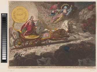 William Pitt chasse les forces obscures, 1795