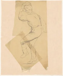 Études pour "Danse sur un bateau de pierre" et "Dans le champ de maïs"