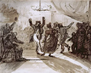 Le bal de chasse, vers 1820