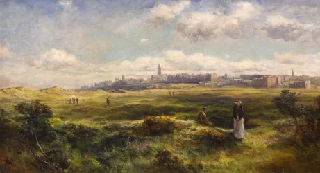 Saint Andrews depuis le parcours de golf