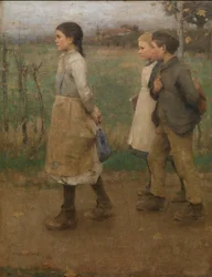 Collégiens, vers 1884 (huile sur toile)