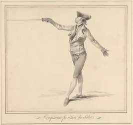Cinquième position du salut