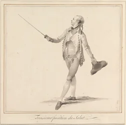 Troisième position du salut