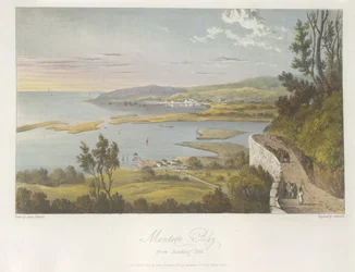 Vue de Montego Bay depuis Reading Hill, illustration de 
