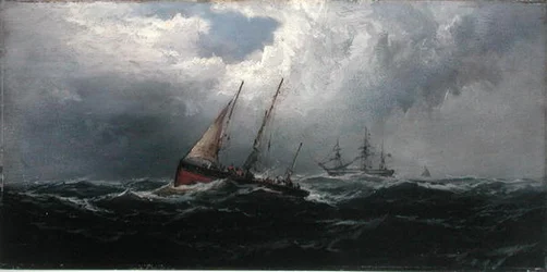 Après une tempête - Épave