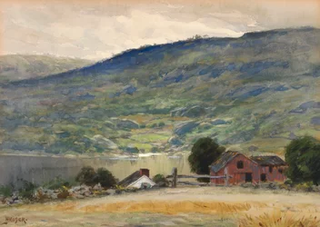 Colline et lac