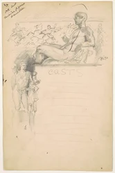 Étude pour "Moulages de sculptures antiques : Le Parthénon"