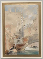 Un canal, Venise