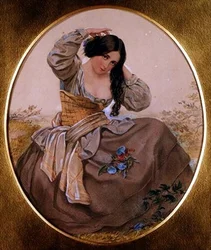 Une toilette rustique