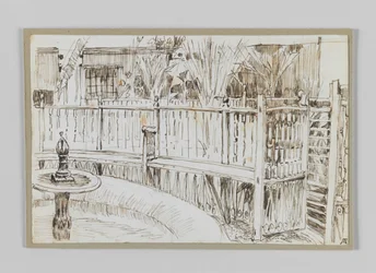 Jardin des derviches dansants au Caire, illustration de La Vie de Notre Seigneur Jésus-Christ