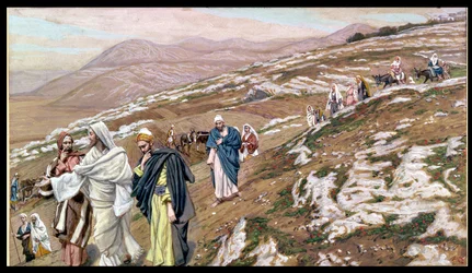 Jésus en route pour la Galilée, illustration pour La Vie du Christ, c.1886-96