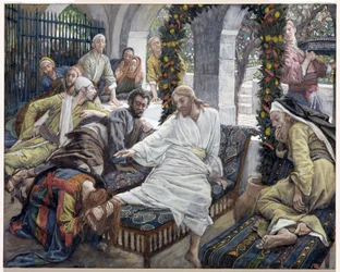 La boîte de très précieux onguents de Marie-Madeleine, illustration pour La Vie du Christ, vers 1886-96