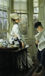 Lecture des nouvelles, 1874