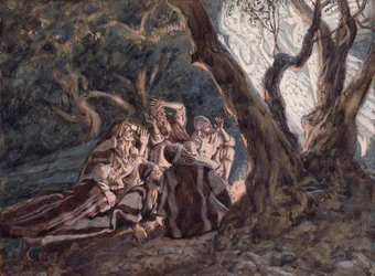 Les Anges et les bergers, illustration pour La Vie du Christ, c.1886-94