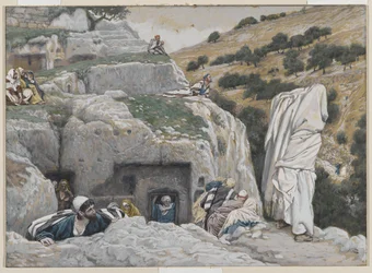 Le Refuge des Apôtres, illustration de La Vie de Notre Seigneur Jésus-Christ, 1886-94
