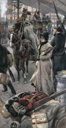 Le quai de départ, gare de Victoria