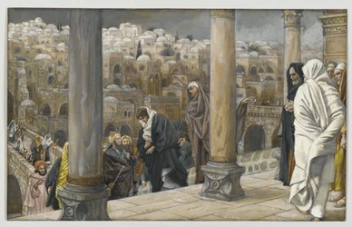 Les Gentils demandent à voir Jésus, illustration de La Vie de Notre Seigneur Jésus-Christ, 1886-94