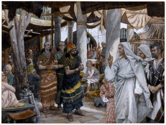 La guérison du fils du chef, illustration pour La vie du Christ