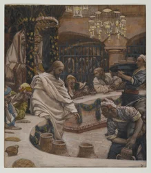 Les noces de Cana, illustration de La vie de notre Seigneur Jésus-Christ