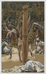 La Flagellation sur le Dos, illustration de La Vie de Notre Seigneur Jésus-Christ, 1886-94