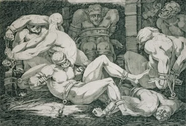 Ugolino et ses fils dans la tour de la famine