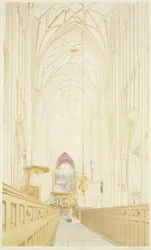 Nef de St Mary Redcliffe, regardant vers l