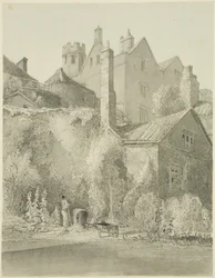 The White Lodge, vu du jardin de l