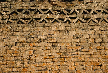 Mur de pierre aux RUINES DU GRAND ZIMBABWE, ZIMBABWE