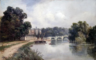Cholmondeley Walk, en direction du pont de Richmond