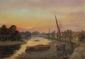 Kew au coucher du soleil - Pont de Kew