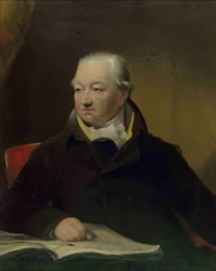 Portrait du violoniste et compositeur Johann Peter Salomon 1745-1815, vers 1815
