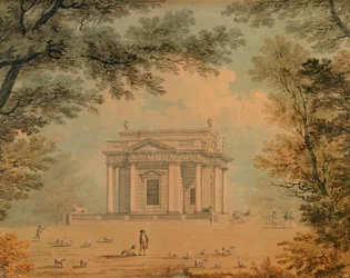 Le casino de Lord Charlemont à Marino, Dublin, vu de l