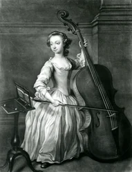 Portrait de Benjamin Hallett (mezzotinte)
