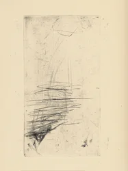 [76] Impressions de planches annulées par Whistler - [Jeune femme allongée sur un canapé].