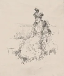 Une Dame Assise