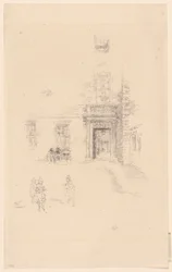 Cour, hôpital de Chelsea