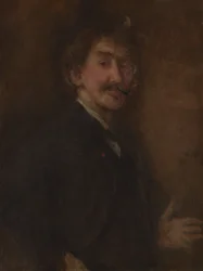 Or et brun : autoportrait